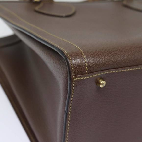 GUCCI Bamboo Hand Bag Leather Brown 002 2853 0260 0 Auth ep4626 - Picture 14 of 16